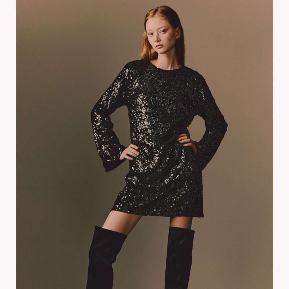 Green Sequin Dress 👗